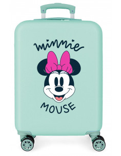 TROLLEY ABS 55CM. 4R. MINNIE SMILE