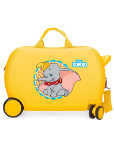 2661026 ABS ROLLING SUITCASE 4W.(2 MULTID.) 45CM. DUMBO OCHR