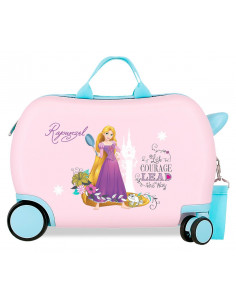 2671021 ABS ROLLING SUITCASE 4W.(2 MULTID.) 45CM. RAPUNZEL P
