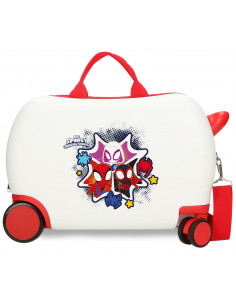 2121042 ABS ROLLING SUITCASE 4W.(2 MULTID.) 45CM. SPIDEY TOG