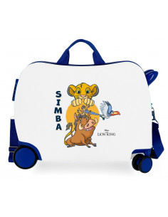 2449863 MALETA INF.ABS 4R.(2 MULTI.). SIMBA´S FRIENDS BLANCO