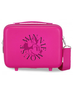 3581923 ADAPT. ABS VANITY CASE. MINNIE LINE FUCHSIA
