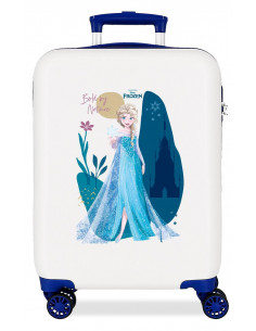 4011124 TROLLEY ABS 55CM. 4R. FROZEN BOLD BY NATURE BLANCO