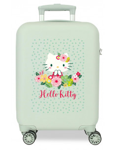 TROLLEY ABS 50CM. 4R. FLORAL KITTY