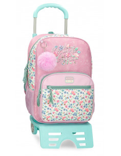 MOCHILA ADAP. 38CM. C/CARRO. MOVOM MY LITTLE GARDEN