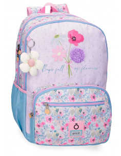 MOCHILA 44CM. ENSO FULL OF FLOWERS